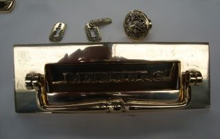 Brass letter box