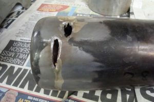 Corroded Ducati Silencers 2