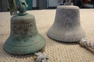 corroded brass bell