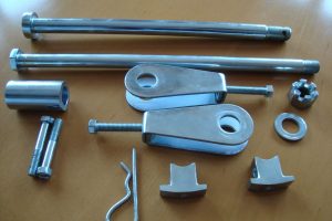 Zinc plated motorcycle parts